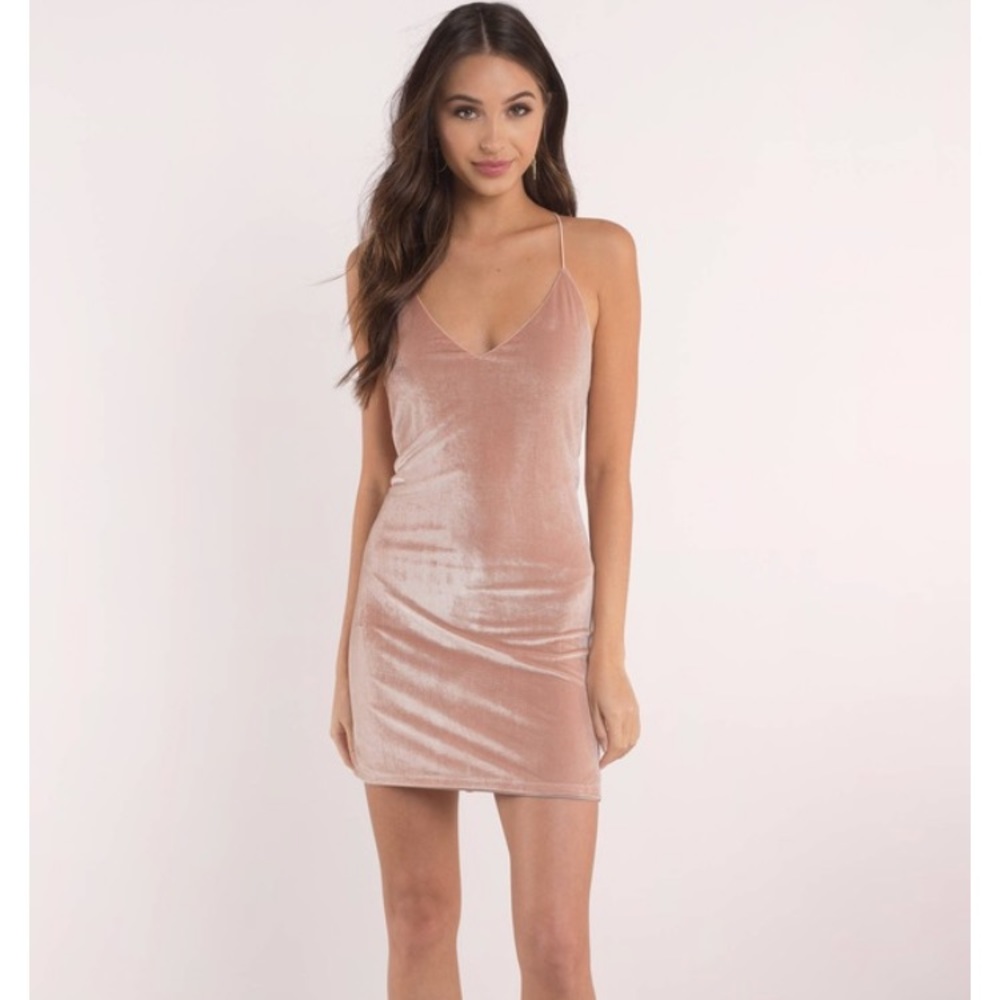 Tobi Terrell Velvet Shift Dress